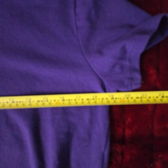 Purple button down short sleeve polo shirt - Picture 2 of 6